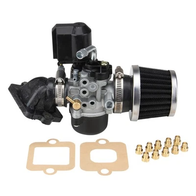  Vergaserset Sport 17,5 E-Choke Ansaugstutzen Sport-Luftfilter Piaggio TPH Typho - Bild 1 von 4