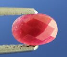 0.98 Cts Natural Indian Ruby Loose Gemstone Oval Cabochon 7.00X5.00