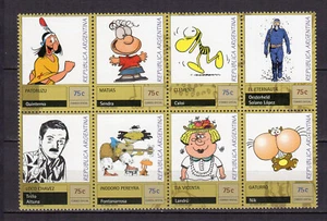 Argentine 1998 humour et historiettes 8 timbres MH /TE4875 - Picture 1 of 1