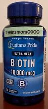 Biotin 10 000 Mcg Puritan's Pride 50 Softgels