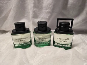 3-Abercrombie & Fitch Away Weekend. Green. Eau De Toilette - New No Box- 1 FL Oz - Picture 1 of 2