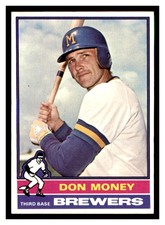 1976 Topps (EX) #402 DON MONEY Milwaukee Brewers ~B3GG