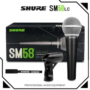 NEW SM58-LC Shure Dynamic Wired XLR Professional Microphone BRAND NEW - Imagen 1 de 8