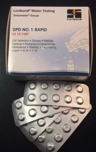 250 PASTIGLIE DPD1 LOVIBOND 51 13 11BT CLORO LIBERO X TEST KIT PISCINA PISCINE - Foto 1 di 1