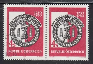 Austria 1980 MNH & CTO NH Mi 1637 Sc 1148 Seal of Hallein - Picture 1 of 1
