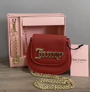 Juicy Couture Mini Crossbody Key Ring Boxed Gift Set Lápiz labial ROJO - Imagen 1 de 9