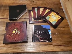 Riven The Sequel To Myst PC 1997 gioco per computer 5 dischi CD-ROM con manuale - Foto 1 di 7