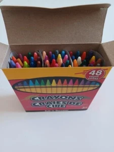 3 BOXES - Jot Crayons With Built-In Sharpener Non-Toxic 48 Count - Picture 1 of 3