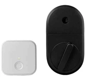 August Home Smart Lock + Connect, WLAN Smart Lock, dunkelgrau BRANDNEU - Bild 1 von 2