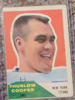 1960 Fleer Football Thurlow Cooper  New York Titans