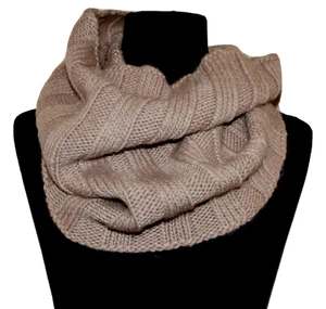NWT BANANA REPUBLIC Beige Merino Wool & Alpaca Blend Snood Scarf - Picture 1 of 6