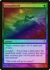 Groundswell FOIL Worldwake NM Green Common MAGIC THE GATHERING CARD ABUGames