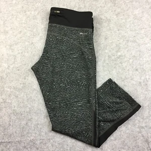 Nike Dri Fit Drawstring 7/8 Leggings, Women's S (Black/Grey Cheetah Print) - Picture 1 of 7