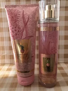 BATH AND BODY WORKS Pink Pineapple Sunrise Body Cream And Frag Mist - Picture 1 of 2