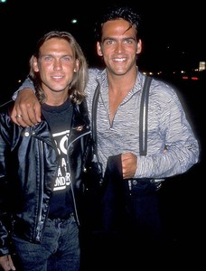 Robert Rusler and brother attend the Shag: The Movie West Ho - 1989 Old Photo