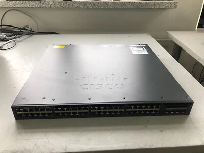 Cisco WS-C3650-48PD-S Catalyst 3650 48 Port PoE 2x10G Uplink IP Base - Image 1 of 3