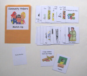 Teacher Made Learning Center Educational Resource Game Community Helpers