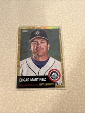 2022 Topps Chrome Platinum Anniversary Edgar Martinez Toile Cream Gold  /50