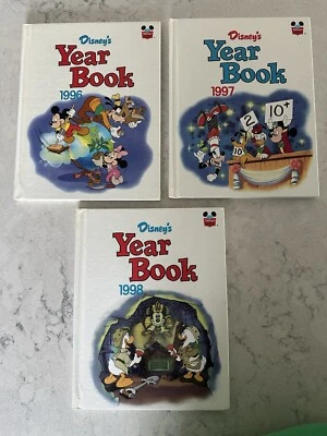 Anuario Disney de colección 1996, 1997, 1998 tapa dura - lote de 3 - Grolier Foto 1 de 4