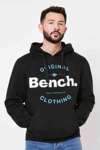 Bench Mens Pastain Hoodie - Black - Picture 1 of 3