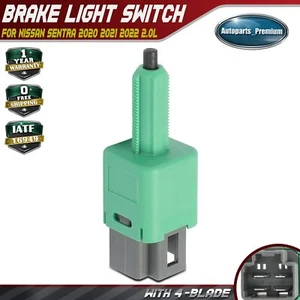 Brake Light Switch w/ 4 Blade for Nissan Sentra 2020 2021 2022 2.0L 25320JN20A - Picture 1 of 8