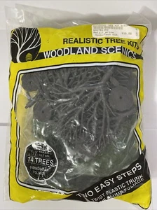 Woodland Scenics TR1102 Mixed Green Deciduous Realistic Trees Kit (14) 3" - 5" • - Picture 1 of 2