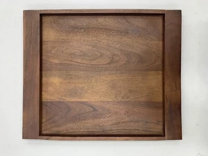 Pottery Barn Chateau Wood Square Bar Tray 16.5" W Brown #4022I - Picture 1 of 8