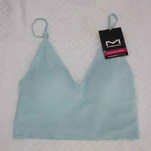 NWT MAIDENFORM dm2302 seamless BRAMI bra removable cups LIGHT BLUE sz M - Picture 1 of 5