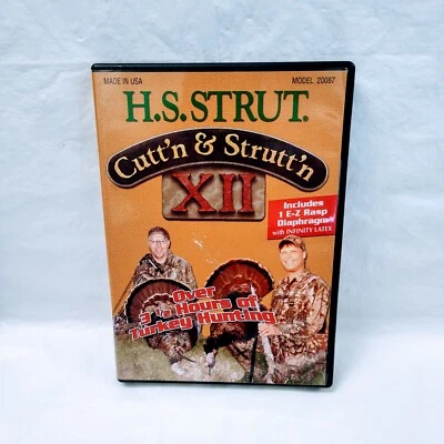 H. S. Strut: Cutt'n & Strutt'n XII, Over 3.5 hrs Of Turkey Hunting (DVD, 2007) - Image 1 of 2