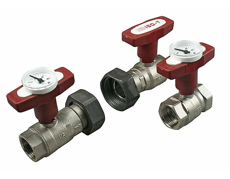 HSE ARMATUREN ISO-T Pumpen Kugelhahn-Set 1", ISO T Pumpenanschlussgruppe, komplett Set