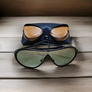 VITALONI DERAPAGE SUNGLASSES No.63 BLACK & CASE W/interchangeable Shooters Lens - Picture 1 of 14