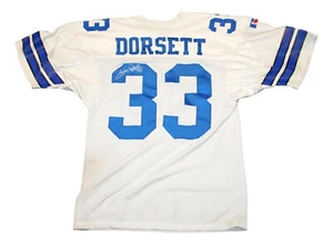 Tony Dorsett Signed Vintage Russell Authentic Size 44 Jersey Beckett Letter - Picture 1 of 4
