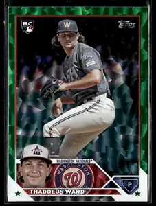 Thaddeus Ward RC/499 - 2023 Topps Actualización Tablero de Lámina Verde #US111 - Imagen 1 de 2