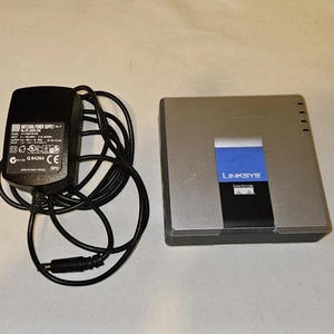 Linksys PAP2T-NA Internet Phone Adapter w/ 2 Ports For Voice-Over  - Picture 1 of 6