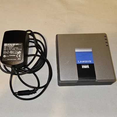 Linksys PAP2T-NA Internet Phone Adapter w/ 2 Ports For Voice-Over  - Image 1 of 4