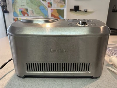 Машина для приготовления мороженого Breville Smart Scoop, BC1600XL, б/у, ХОРОШЕЕ СОСТОЯНИЕ ТОВАРА - Изображение 1 из 4