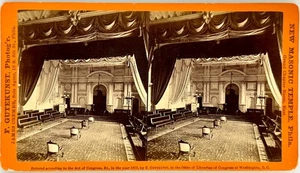 SV027_127 Stereoview PA Interior of the New Masonic Temple - Picture 1 of 2