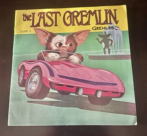 1984 Gremlins Story 5 The Last Gremlin 33 1/3 RPM Record & Story Book Good Shape - Picture 1 of 8