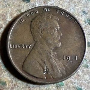 1911-S Lincoln Wheat Cent Y-283 - Picture 1 of 2
