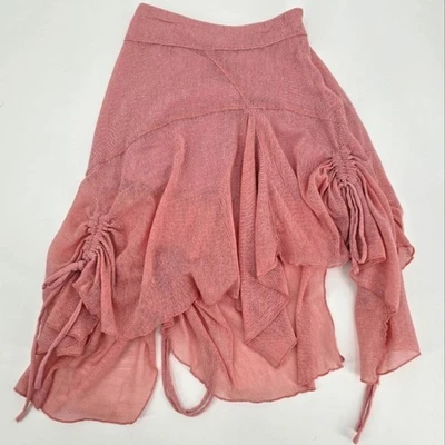 Mia Joy Joyfolie Boho Pink Asymmetrical Skirt Size 5 - Image 1 of 4