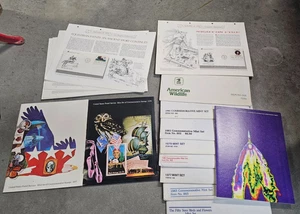 Conjunto de estampillas conmemorativas vintage de USPS como nuevas de los años 70 y 80 y más - Imagen 1 de 21