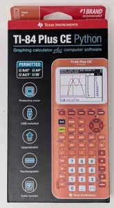 NUEVA Calculadora gráfica de color Texas Instruments TI-84 Plus CE Python (PEACH PI) - Imagen 1 de 3