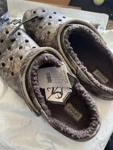 Zuecos Crocs clásicos forrados borde Realtree camuflados talla para hombre 13 nuevos 205377-280 - Imagen 1 de 5