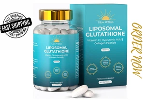 Glow Within Liposomal Glutathione 1850mg + Vitamin C – 60 Softgels - Picture 1 of 1