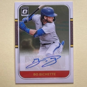BO BICHETTE 2021 Panini-Donruss Optic Retro AUTO RS87-BI Toronto Blue Jays - Imagen 1 de 3