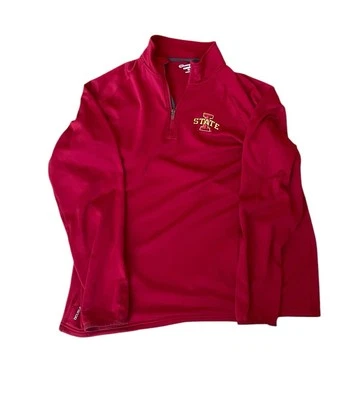 Iowa State Champion Quarter Zip Sweatshirt Men’s Powertrain XL Cyclones Pullover - Image 1 of 4