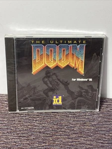 New Sealed The Ultimate Doom CD-ROM Computer Game Windows 95 id Software - Photo 1/4