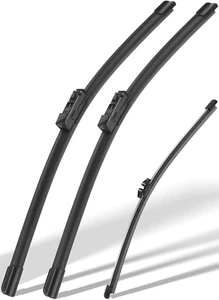 Windshield Wiper Blades Replacement for BMW X3 X4 26+20+12" Front Rear Wipers - Picture 1 of 8