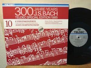 Alice Harnoncourt Bach Violin Concertos Vol. 10, Double LP NM, DMM Teldec Stereo - Picture 1 of 7