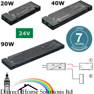 Hafele Loox5 Eco 24V LED Driver IP20 4 Way Constant Voltage Without Mains Lead - Image 1 of 4